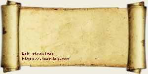 Jana Ršumović vizit kartica